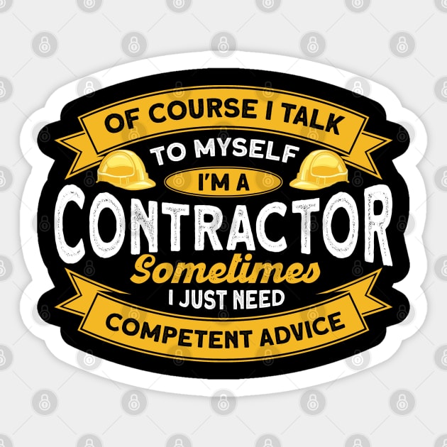 Business Job Contractor gift Sticker by Toeffishirts